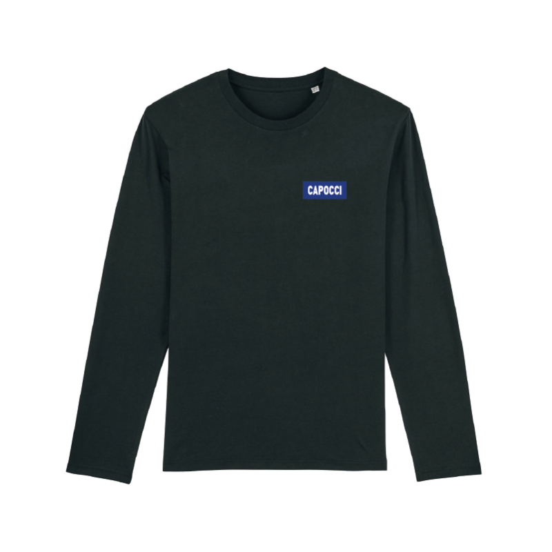 T-SHIRT UNISEXE MANCHE LONGUE NOIR