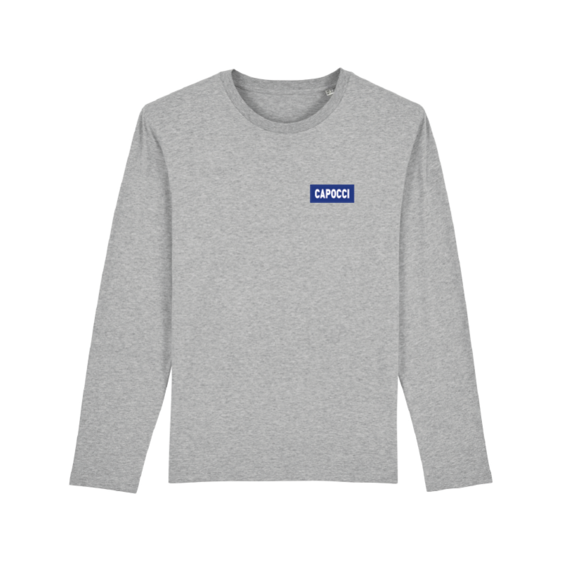 T-SHIRT UNISEXE MANCHE LONGUE GRIS